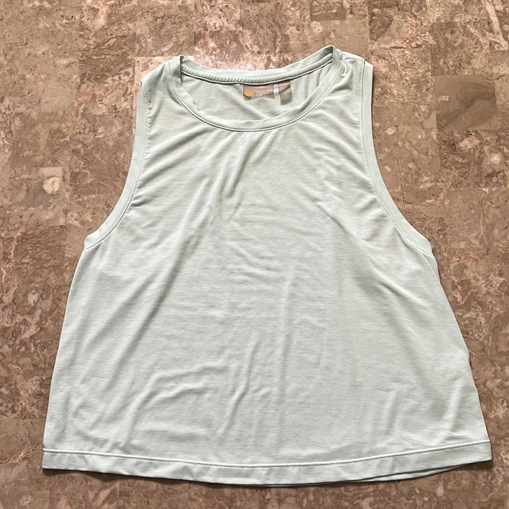 Zella light green workout tank top